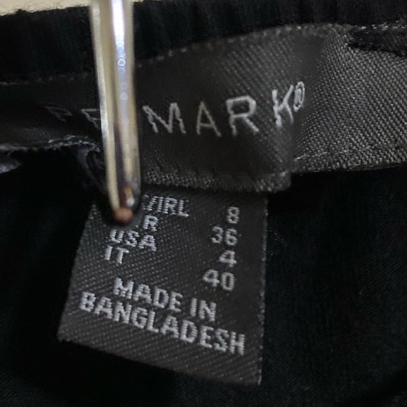 Primark Black Strapless Tube Bodysuit - Picture 2 of 7